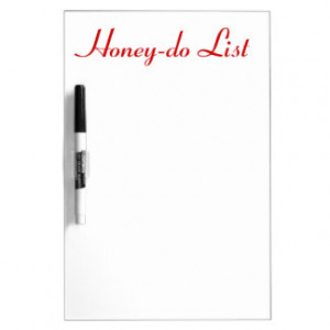Honey do List board Dry Erase Whiteboards