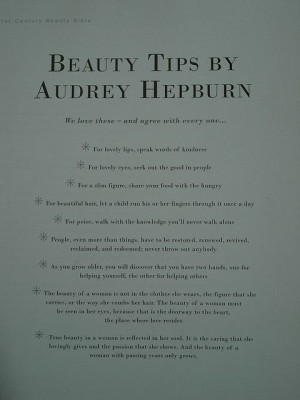 QUEEN of beauty Audrey Hepburn's tips, she is definitely an ...