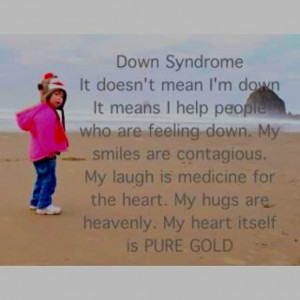 Down Syndrome. This great poster! I work with people with a variety of ...