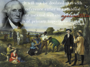 President George Washington was a revolutionary farmer; he introduced ...