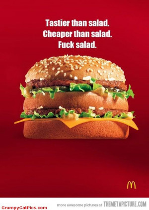 How Honest Advertising From McDonald's Would Look Like Funny Picture >