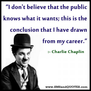 Charlie Chaplin Love Quotes...