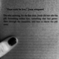 my all time favorite quote from the giver