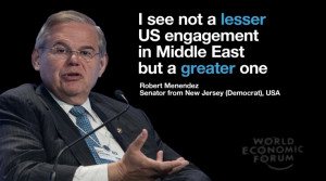 Robert Menendez, Senator from New Jersey (Democrat), USA at the World ...