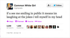 common white girl quotes