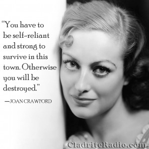 ... very strong Ms. Joan Crawford on the 110th anniversary of her birth
