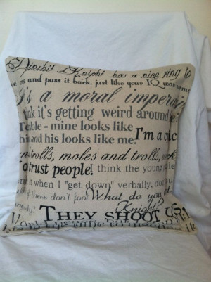 Real Genius movie quote pillow 16x16 - made by me!