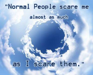 Normal is nothing more than a cycle on a washing machine.