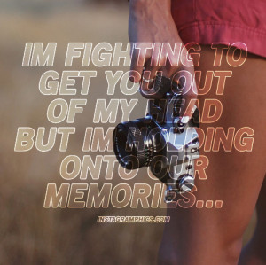 Holding Onto Our Memories Quote Graphic