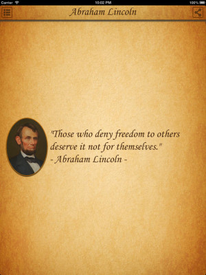 Screenshot U.S. Presidents Quotes & Sayings