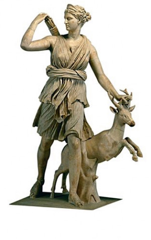 Artemis Greek Goddess Statue