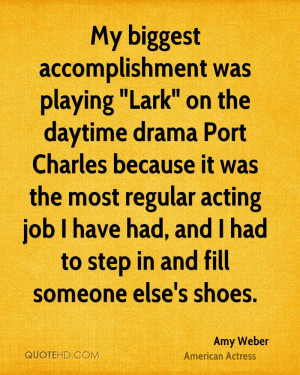 My biggest accomplishment was playing 