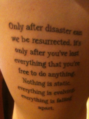 Fight Club Chuck Palahniuk Quotes http://favim.com/image/357621/