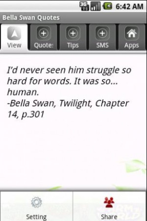 View bigger - Bella Swan Quotes for Android screenshot