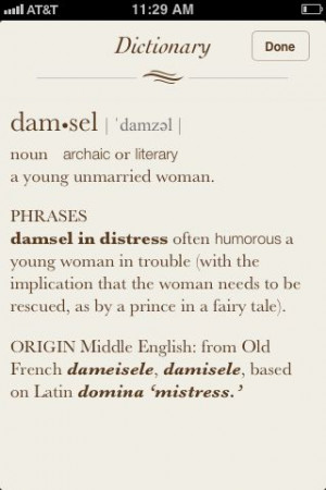 Damsel in distress
