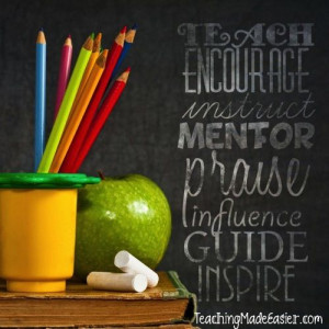 Teach, encourage, instruct, mentor, praise, influence, guide, inspire ...