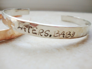 ... cuff bracelet book quote from fifty shades of grey. $14.00, via Etsy