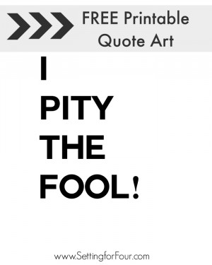 FREE Printable Quote Art - perfect for April Fool's Day! Print, frame ...