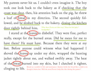 ... they have students identify evidence to support their interpretations