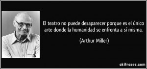 Más frases populares de Arthur Miller
