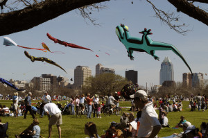 Zilker Kite Festival in Austin, Texas