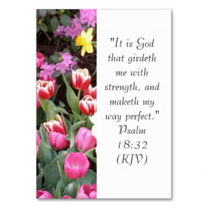 Bible Encouragement Card Business Card Template