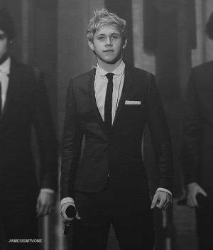 Niall looking dapper in a suit.