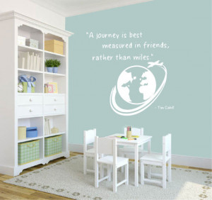 Wall Decal quote - Travel - Vinyl Wall Art Quote