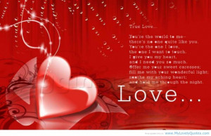 True love quotes for him from the heart