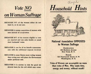 Vote No on Women's Suffrage': Bizarre Reasons For Not Letting Women ...