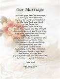 Original Inspirational Christian Poetry - Poems - Our Marriage
