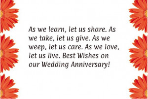wedding anniversary cards wishes and quotes for husband and wife