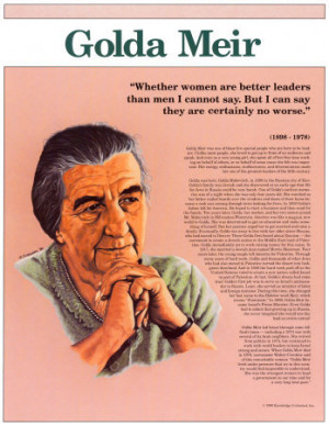 Friday Art & History Feature - Golda Meir