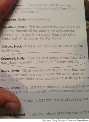 Should a father be mortified or proud she got it past the censors?