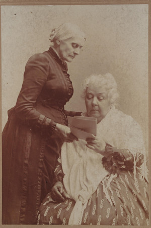 Photo of Elizabeth Cady Stanton and Susan B. Anthony together by J.H ...