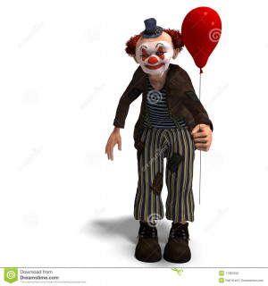 Funny Circus Clown High Regulation