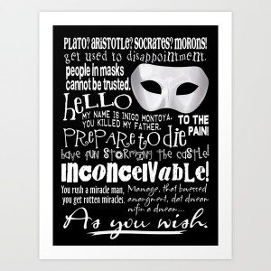 art print princess bride quotes best quotes from the princess bride