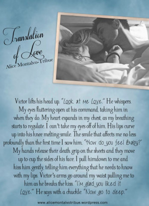 Blog Stop & Review: Translation of Love by Alice Montalvo-Tribue