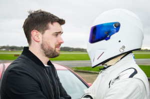 Jack Whitehall face to face with The Stig as the star in the ...