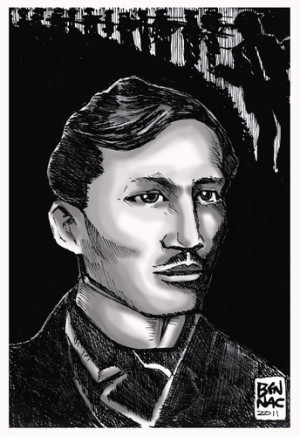 ... Jose Rizal (medium) by bennaccartoons tagged doctor,rizal,philippines