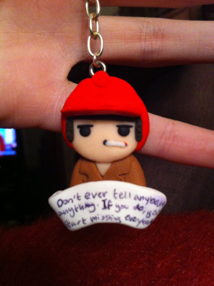 Holden Caulfield Quotes Holden caulfield keyring.