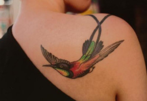 hummingbird tattoo hummingbird tattoo birds feminine tattoos tattoos ...