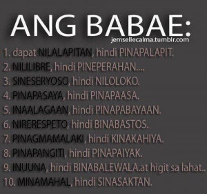 Ang Babae Quotes Images - Pinoy Simple Quotes