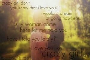 ... country music, but this is my favorie country song, Crazy girl - Eli