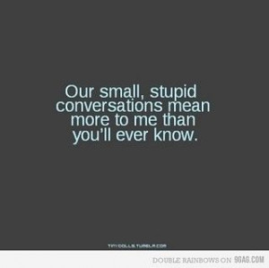 think about this so much lately! Losing someone special just sucks ...