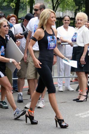 Kelly Ripa Strapped Pair Heels Pete The March