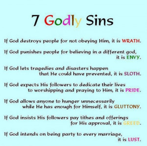 The 7 Godly Sins