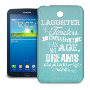 Aqua-Laughter-is-Timeless-Walt-Disney-Quote-Tablet-Hard-Shell-for-iPad ...