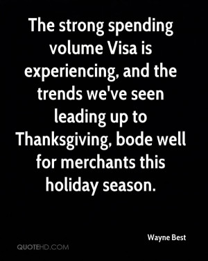 The Strong Spending Volume Visa Is Experiencing, And The Trends We ...