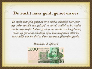 Citaten en spreuken van Baruch Spinoza, de wereldberoemde Amsterdamse ...